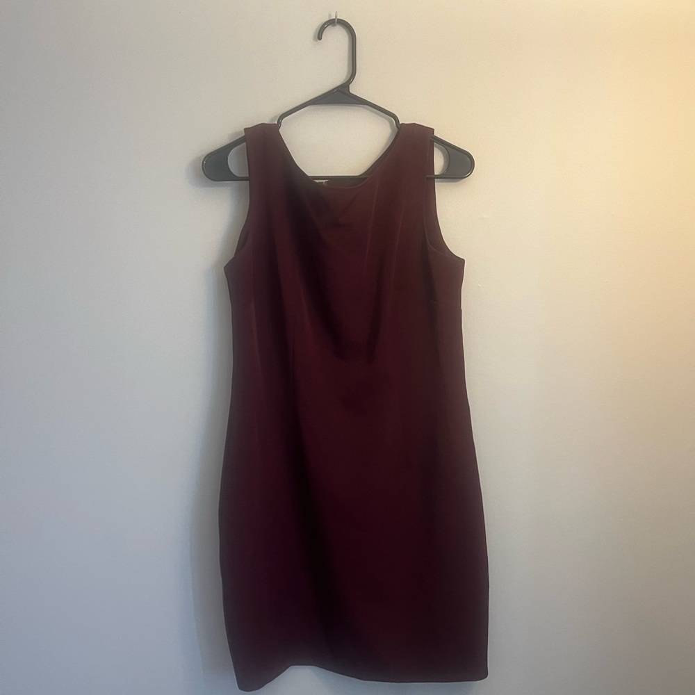 Maroon dress